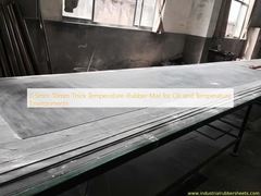 Θερμομονωτικό λαστιχένιο στρώμα πάχους 0.5mm-10mm για περιβάλλοντα λαδιού και θερμοκρασίας