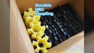 Μαύρος σύνδεσμος HRC 8Mpa 70-90A Industrial Shaft Coupling