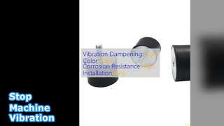 Ανθεκτικές βάσεις από καουτσούκ σταματούν τους κραδασμούς μηχανημάτων