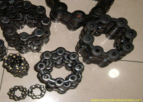 Black MH Rubber Coupling with 70-95 Shore A Hardness for High Torque Transmission and Misalignment Compensation