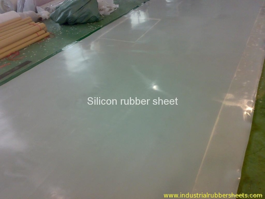 Food Grade Silicone Rubber Sheet 1-4mm Thick, 7.5-12Mpa Tensile Strength