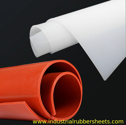 0.5mm-50mm High Temp Silicone Rubber Sheet 300% Elongation Black