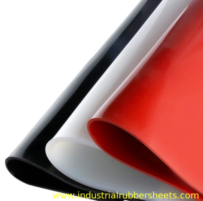 High Hardness 2mm Thick Silicone Rubber Sheet with Ul94-V0 Rating for Industrial Applications
