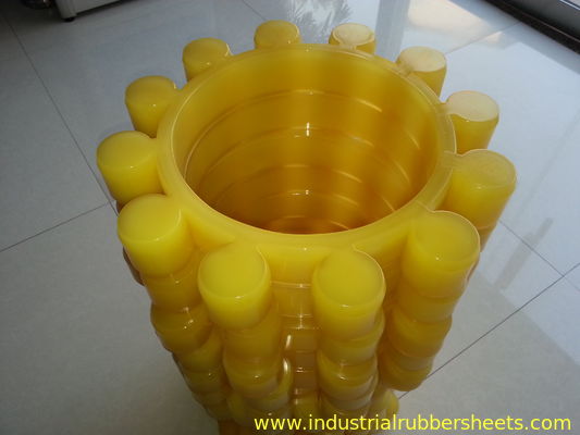 Standard Size Polyurethane Coupling with 90-98 Shore A Hardness and Yellow Color for MT Shafts