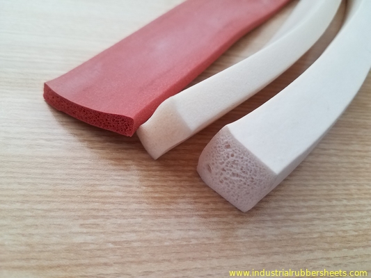 Extruded Silicone Sponge Cord 10-30 Shore A for Industrial Seals