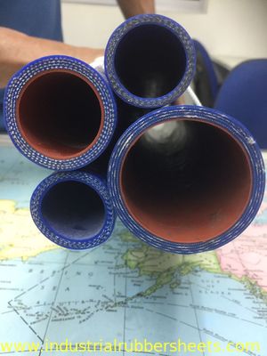 6 Inch High Temperature Resistance Polyester Braid Reinforced Silicone Hose Customizable for Racing Cars