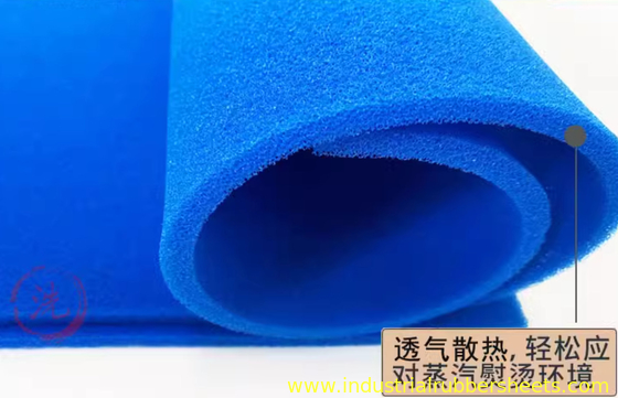 Open Cell Silicone Sponge Rubber Sheet 1m-1.5m Width 15-45 Shore A