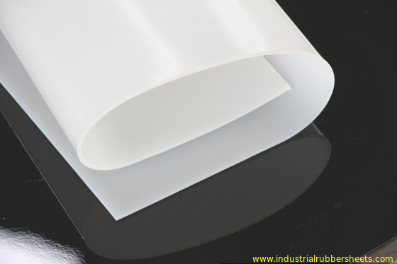 High Temp Resistant Silicone Rubber Sheet 0.1-50mm Thick FDA RoHS