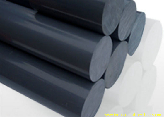 Μαύρη ανακύκλωσης πλαστική στερεά ράβδος PVC με τον όξινο &amp; αλκαλικό ανθεκτικό, νάυλον στρογγυλό φραγμό