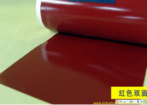Dark Red Heat Resistant Silicone Rubber Sheet 1PLY 0.5-6.0mm Thick