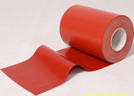 20 - ντυμένο ύφασμα φίμπεργκλας μήκους 100m PTFE με τη φλόγα - καθυστερών για την κατασκευή, κόκκινο χρώμα