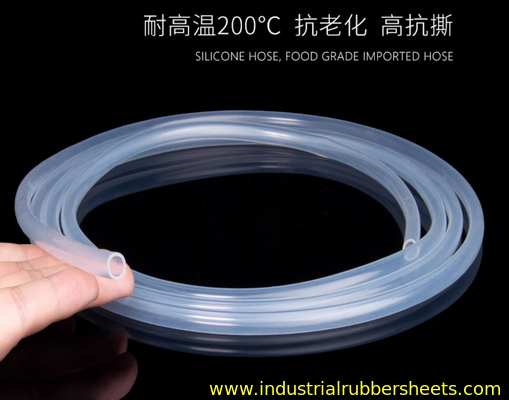 Id 3mm Εξώθηση σωλήνα σιλικόνης -60°C έως +250°C Εύρος θερμοκρασίας Βιομηχανική χρήση