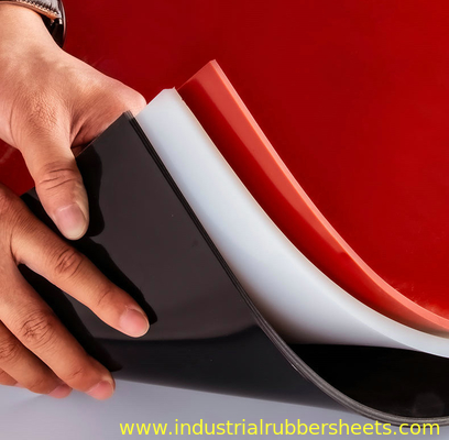 High Hardness 2mm Thick Silicone Rubber Sheet with Ul94-V0 Rating for Industrial Applications
