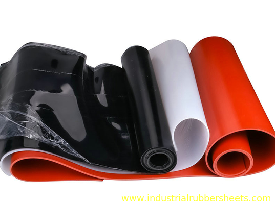 High Hardness 2mm Thick Silicone Rubber Sheet with Ul94-V0 Rating for Industrial Applications