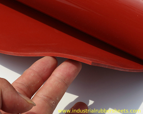 High Hardness 2mm Thick Silicone Rubber Sheet with Ul94-V0 Rating for Industrial Applications