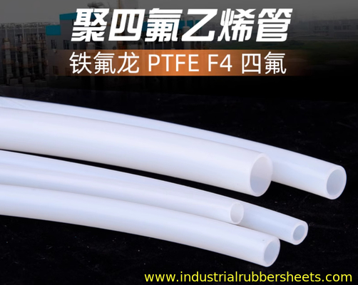 Id1mm X Od2mm X 100m Λευκό σωλήνα PTFE για υψηλές θερμοκρασίες