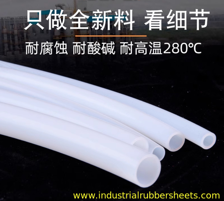 Id1mm X Od2mm X 100m Λευκό σωλήνα PTFE για υψηλές θερμοκρασίες