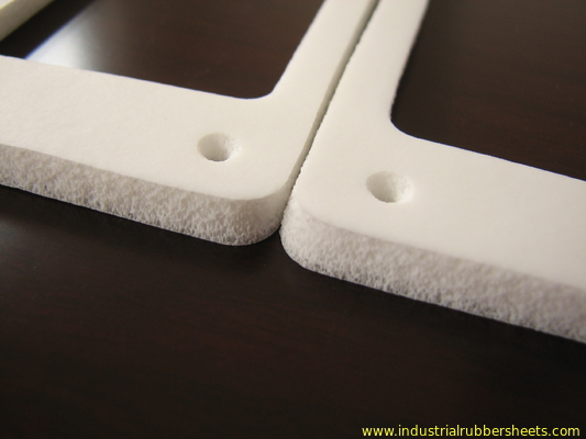 Heat Resistant Silicone Sponge Gasket 1.5mm-50mm Thickness