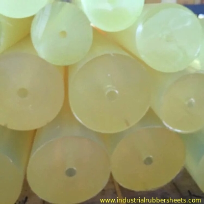 Κίτρινο πολυουρεθάνιο ή νάυλον πλαστική ράβδος, PU μήκους 300 - 500mm φραγμός
