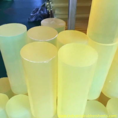 Κίτρινο πολυουρεθάνιο ή νάυλον πλαστική ράβδος, PU μήκους 300 - 500mm φραγμός