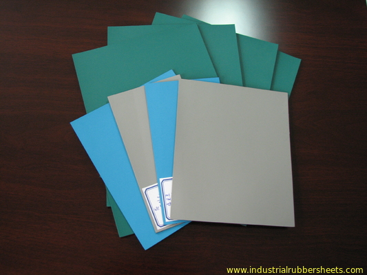 Το αντιστατικό βιομηχανικό λαστιχένιο φύλλο ESD κυλά το πράσινο, μπλε, γκρίζο, μαύρο χρώμα