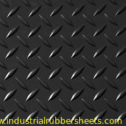Μαύρο βιομηχανικό λαστιχένιο φύλλο ελεγκτών, στρογγυλό λαστιχένιο φύλλο διαμαντιών κουμπιών