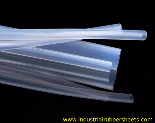 Food Grade 100% Virgin Silicone Tube Extrusion 3 - 4mm  thickness High Tensile Strength