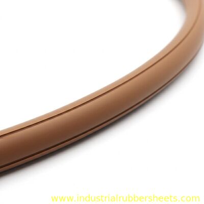 Brown Food Grade Silicone Rubber Cord with High Tensile Strength and Without Smell for Sealing Applications