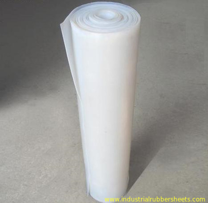Άσπρο λαστιχένιο φύλλο βαθμού τροφίμων 100%/φύλλο 0.150mm στολισμάτων σιλικόνης πάχος