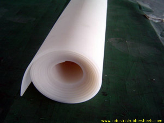 Άσπρο λαστιχένιο φύλλο βαθμού τροφίμων 100%/φύλλο 0.150mm στολισμάτων σιλικόνης πάχος