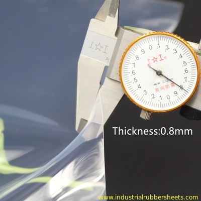 Διαφανές φύλλο σιλικόνης βαθμού τροφίμων/διαφανής ταινία σιλικόνης πάχος 0,1 - 1.5mm