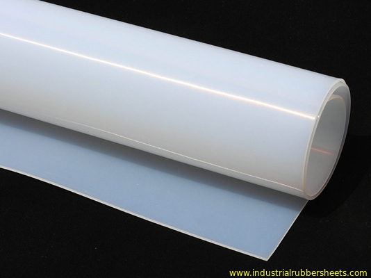 Το διαφανές φύλλο σιλικόνης βαθμού τροφίμων, στόλισμα σιλικόνης ταξινόμησε 110mm X 1.2m Χ 10m