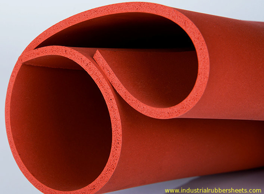 10-40 Shore A Close Cell Silicone Foam Rubber Sheet for Heat Insulation and Protection with 1.5-50mm Thickness and 1m-1.5m Width