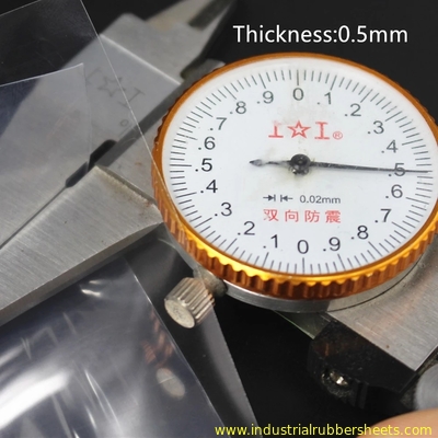 0.1-0.8mm x 0.5m x 50m Σιλικόνιο φύλλο, Σιλικόνιο ρολό, Σιλικόνιο μεμβράνη, Σιλικόνιο φύλλο καουτσούκ