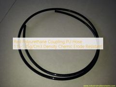 Κόκκινος σωλήνας PU Polyurethane Coupling 1.15-1.25g/Cm3 πυκνότητα Ανθεκτικός σε χημική διάβρωση