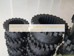 Μαύρο Χρώμα 3J - 11J Ελαστικό Πολυουρεθανικό Σύνδεσμο Γρανάζι για Αεροσυμπιεστή