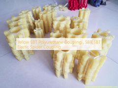 Κίτρινο SBT Πολυουρεθάνιο Σύνδεσμο, SBR SBT Ελαστικό Σύνδεσμο Αράχνης