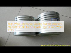 Ανθεκτικά στη φθορά ροδέλες από καουτσούκ σιλικόνης, τσιμούχες λαδιού χάλυβα DKBI/DKB με υψηλή ποιότητα, λευκό χρώμα