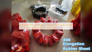 Βιομηχανικό φύλλο καουτσούκ: 400% επιμήκυνση & αντοχή στη φθορά