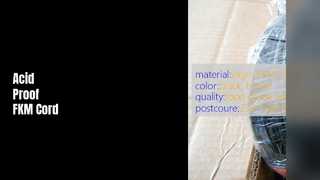 Βιομηχανικές σφραγίδες FKM Fluorrubber Cord Ανθεκτικές στα οξέα