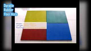 Ανθεκτικά πατάκια δαπέδου με κόκκους ξύλου πάχους 10-50mm