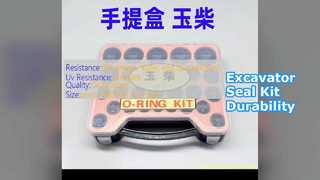 Σετ στεγανοποιητικού δακτυλίου εκσκαφέα O-Ring Ανθεκτικό στην πίεση στη θερμοκρασία