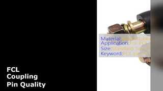 Πείρος ζεύξης FCL ISO 9001 Μεταλλικό καουτσούκ Τυπικό μέγεθος