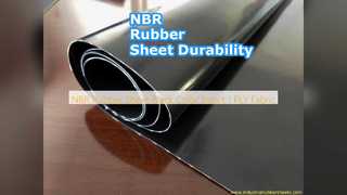 NBR Λαστιχένιο φύλλο μαύρου υφάσματος