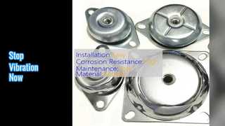 Ανθεκτικό μαύρο καουτσούκ με βάσεις κραδασμών