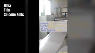 Λεπτό λαστιχένιο φύλλο σιλικόνης Ρολό 0,1mm 0,8mm
