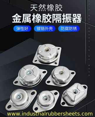 High Hardness Rubber Mounting Feet with Overload Protection for Marine Applications
