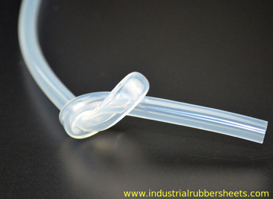 Customized Size Polyester Braid Reinforced Silicone Tube Extrusion with High Temperature Resistance