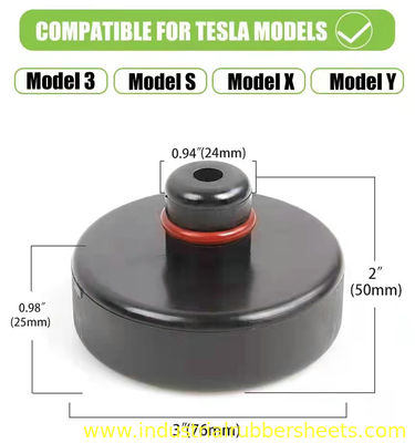 ISO9001 Certified Black Rubber Car Jacking Pad for Car Paint Protection