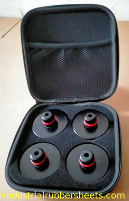 Black Rubber Jack Pad for Car Jack Application with Shock Absorption